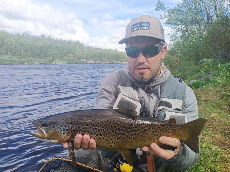 Pêche de la truite à la mouche en Norvège, Finnmark