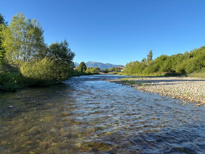 Pêche à la mouche dans le parc des Tatras en Slovaquie